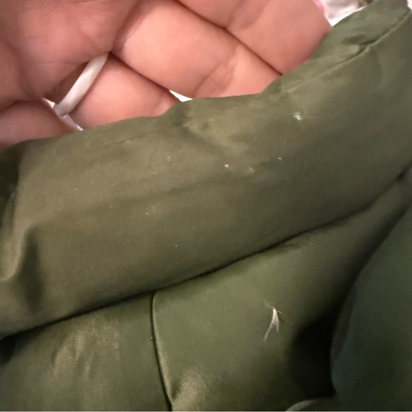 Vtg CAMEL Men's Goose Down Feathers Puffer Jacket Zip/Snap Pocket Size M hooded - Picture 5 of 14